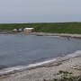 <p align=left>la baie, vue du camping